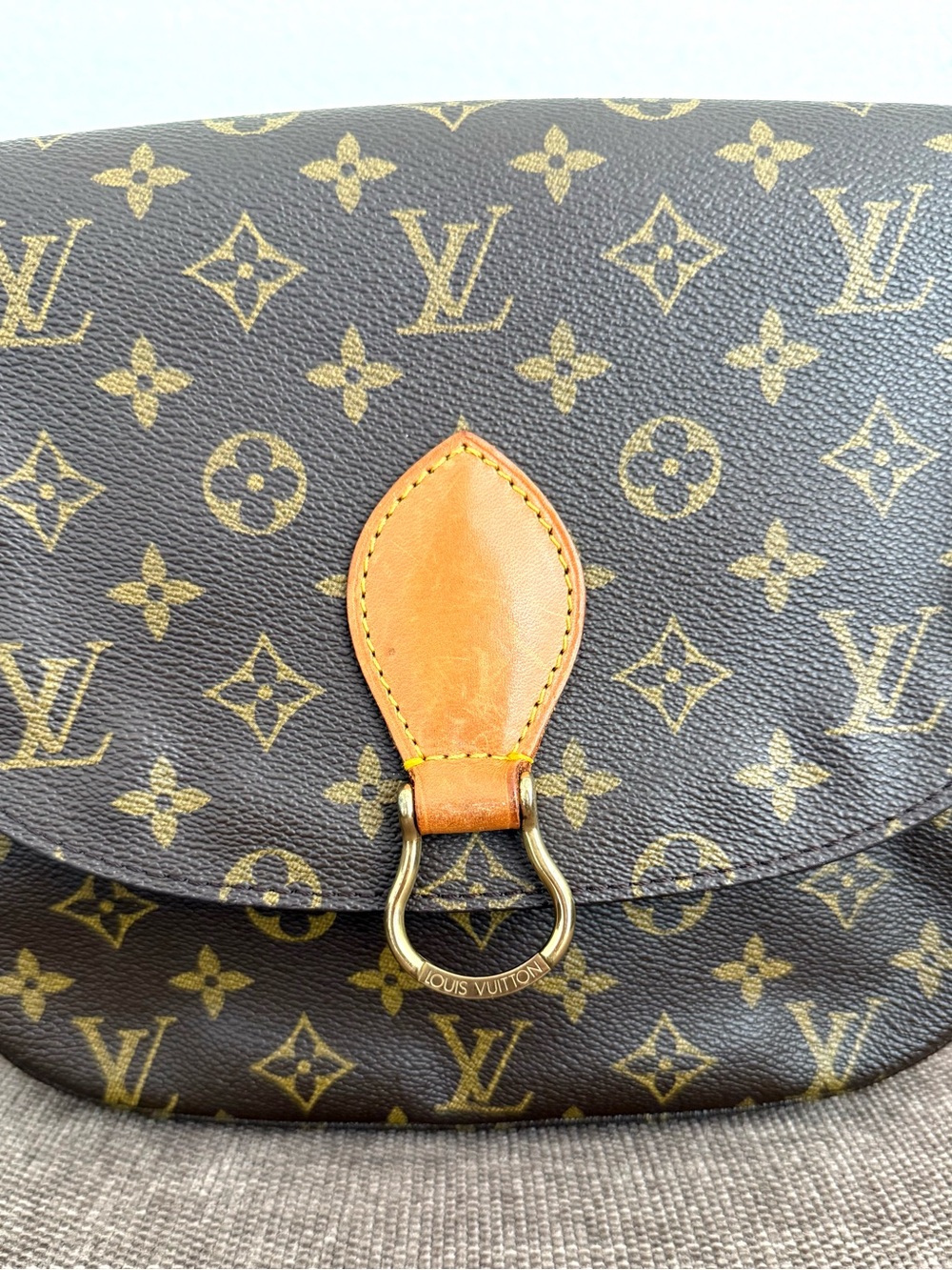 Authentic Louis Vuitton Saint Cloud GM Crossbody Bag M51242 brown monogram LV - Picture 5 of 16
